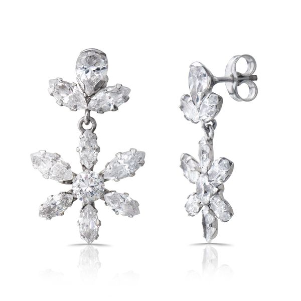 Pendientes Novia Flor
