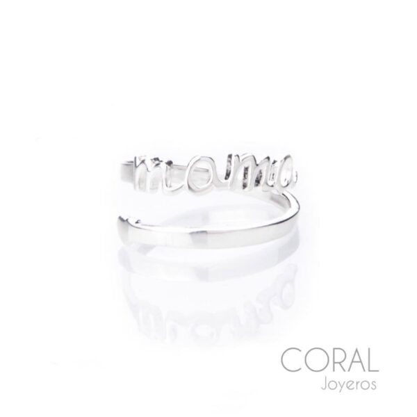 Anillo Mamá plata