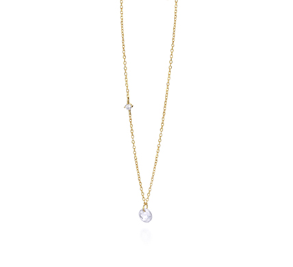 Collar Oro 18k Topacio Natural