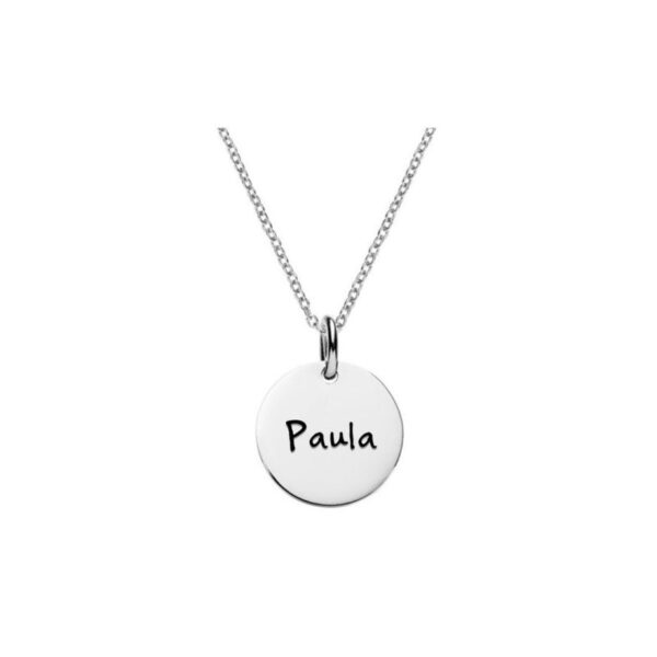 collar y medalla plata