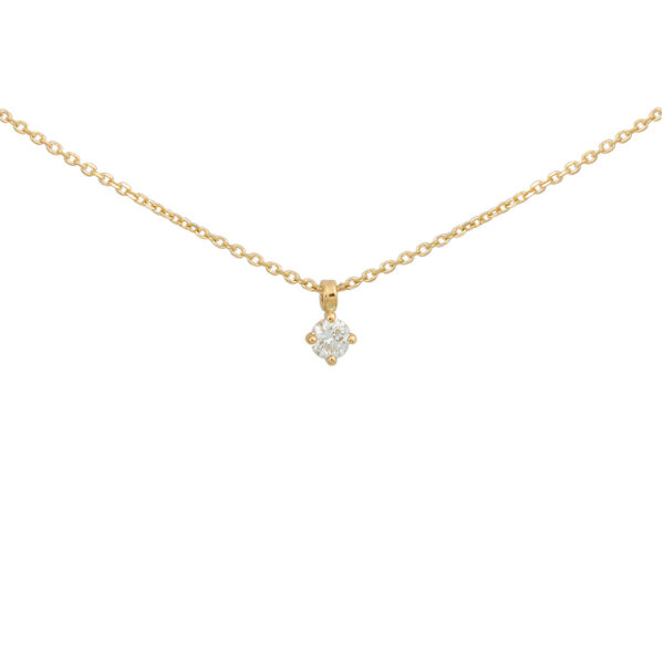 Collar Oro 18k Diamante