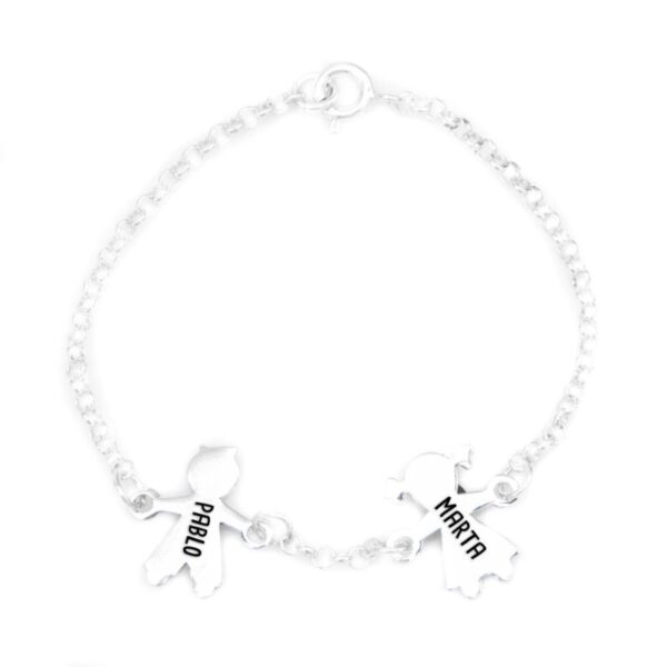 Pulsera Niño y niña Plata