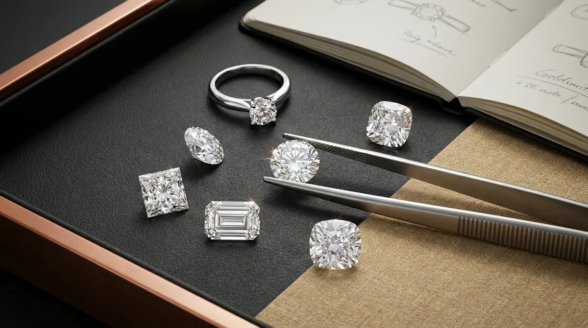 Tipos Cortes Diamantes Bandeja
